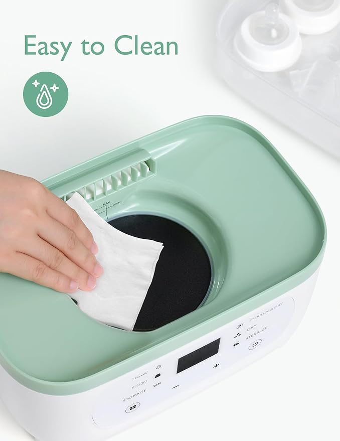 Momcozy Bottle Sterilizer and Dryer, 8-in-1 Electric Steam Baby Bottle Sterilizer for Baby Bottles, Baby stuffs & Breast Pump Accessories